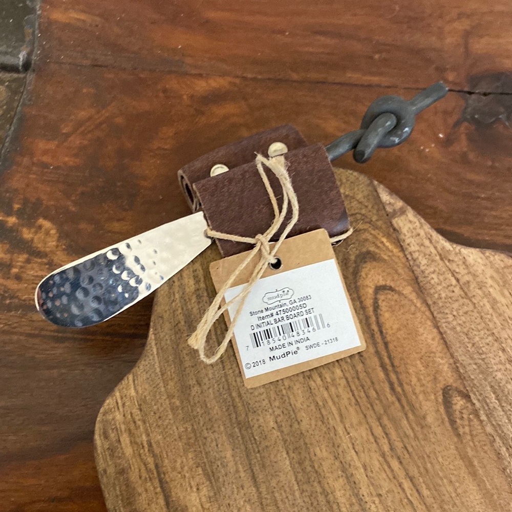NWT Mud Pie Bar/Cheese Charcuterie Board Set - Picture 8 of 9